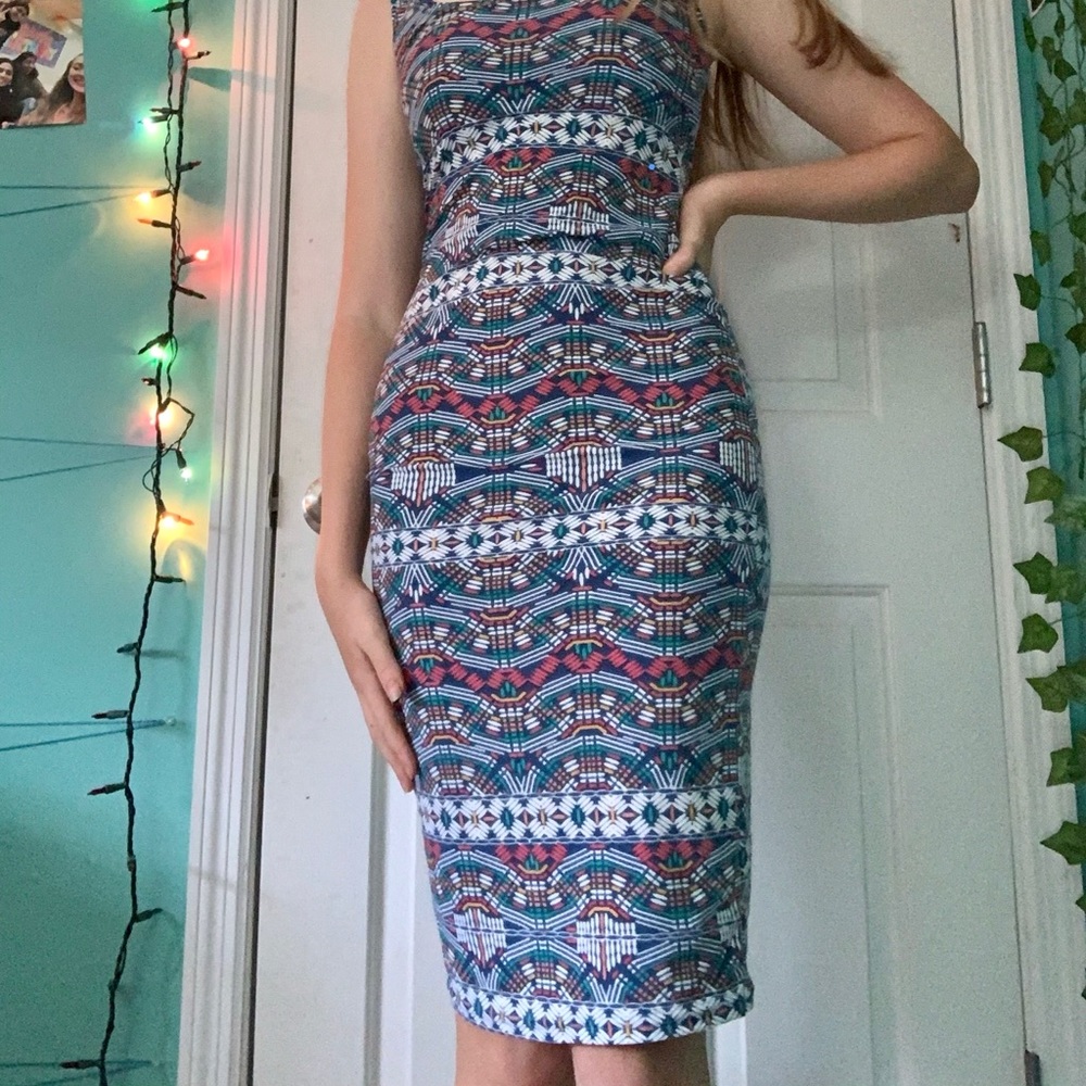 Multi colored dress